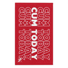 Cum Today Red Mix & Match Soft Sex Towels | Flirty Lovers’ Gifts