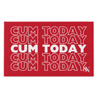 Cum Today Red Mix & Match Soft Sex Towels | Flirty Lovers’ Gifts