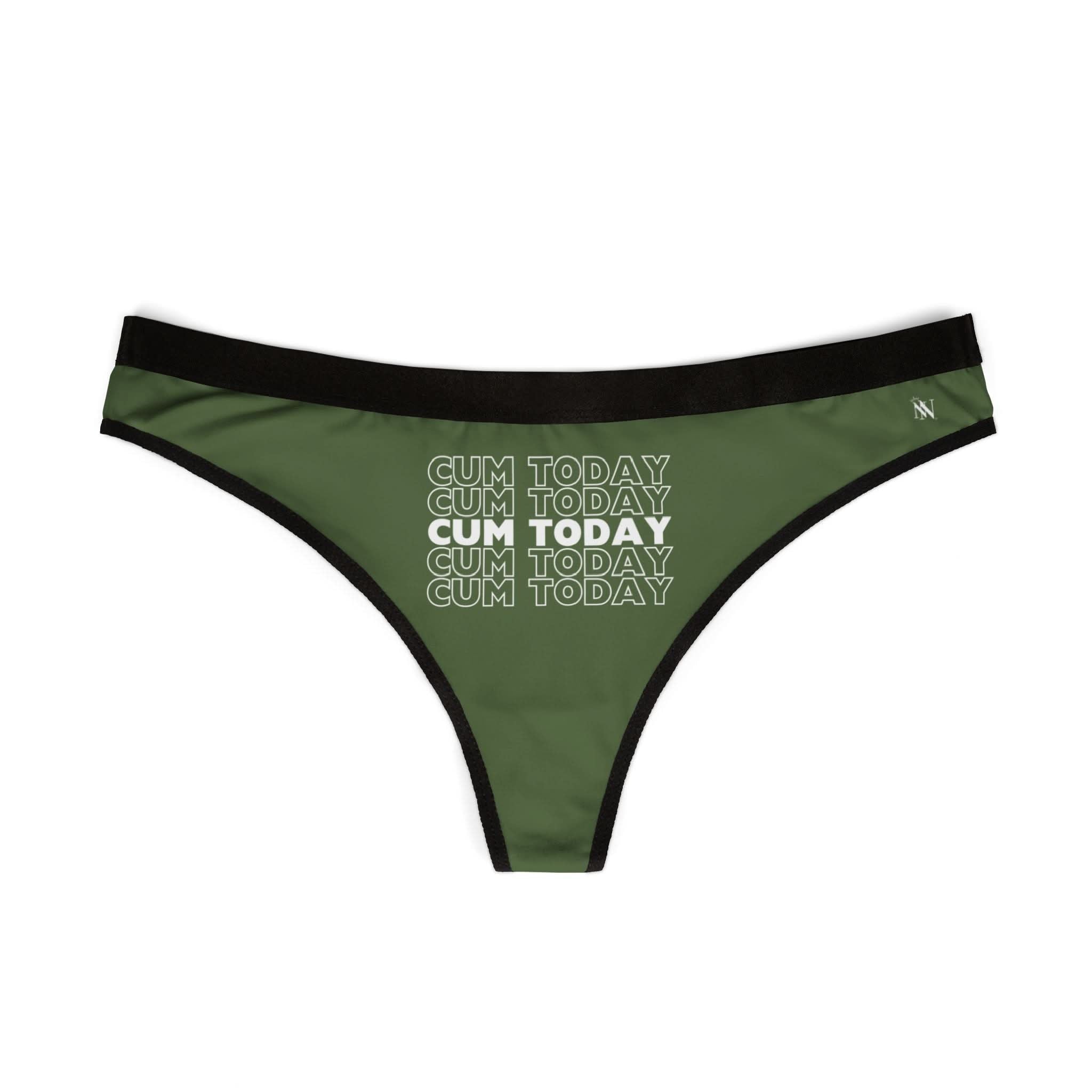 Cum Today | Women’s Thongs | Playful Comfy & Sexy