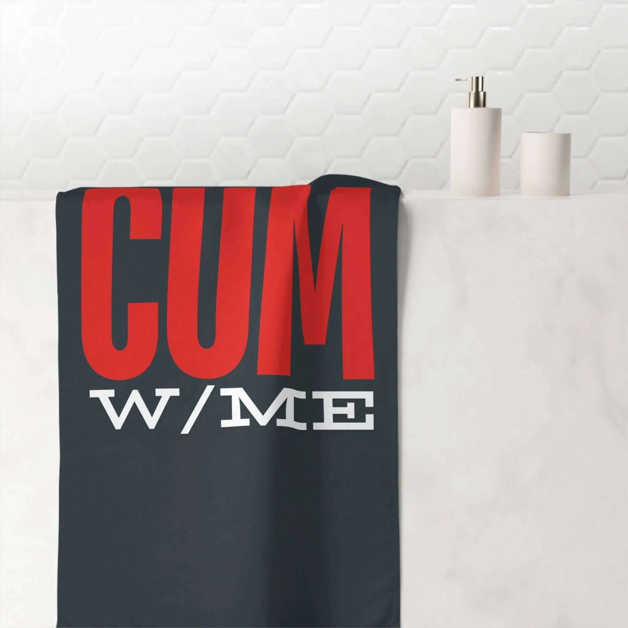 Cum w/Me | Mix & Match Naughty XL Fun-Flirty Lovers’ Towels