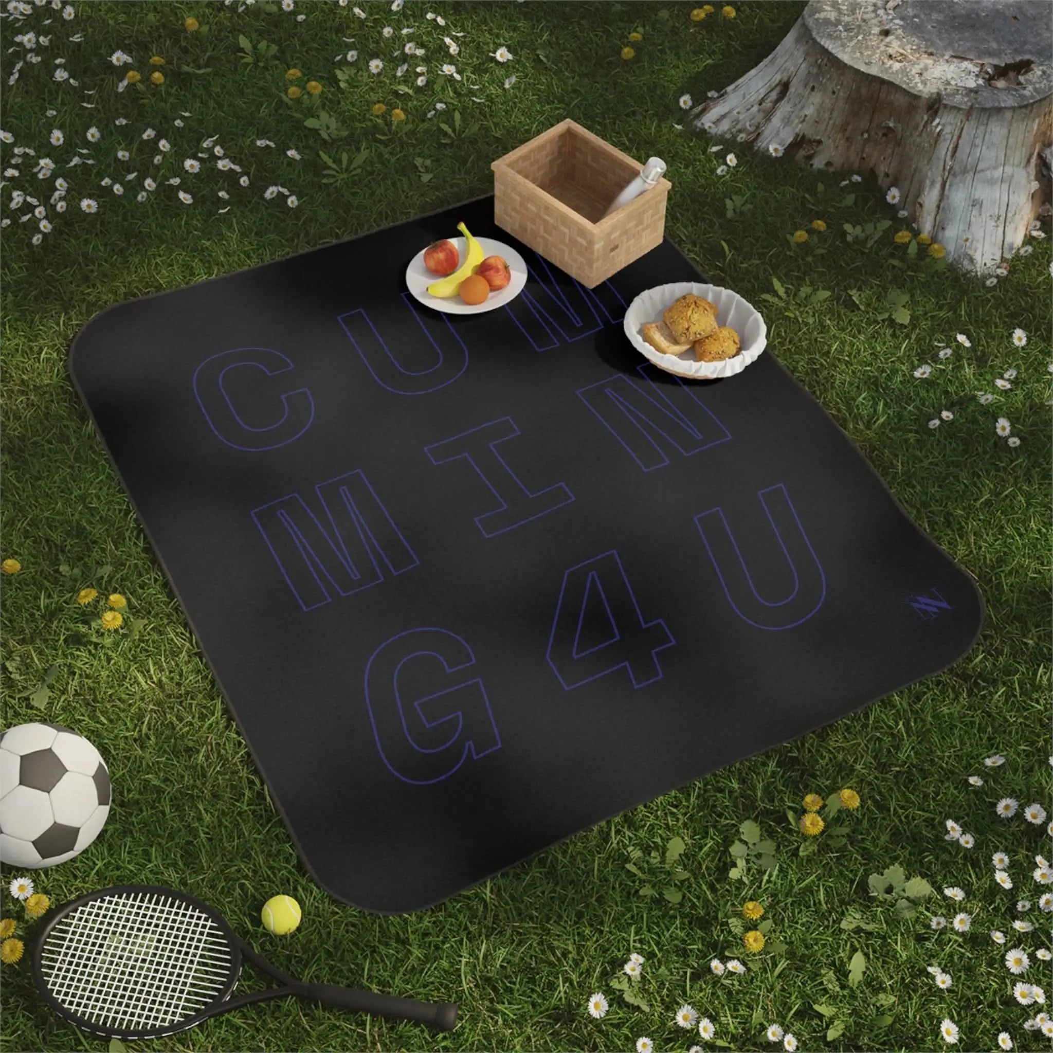 Cumming 4 U | Mix Match Fun-Flirty Lovers’ Water-Resistant Blankets