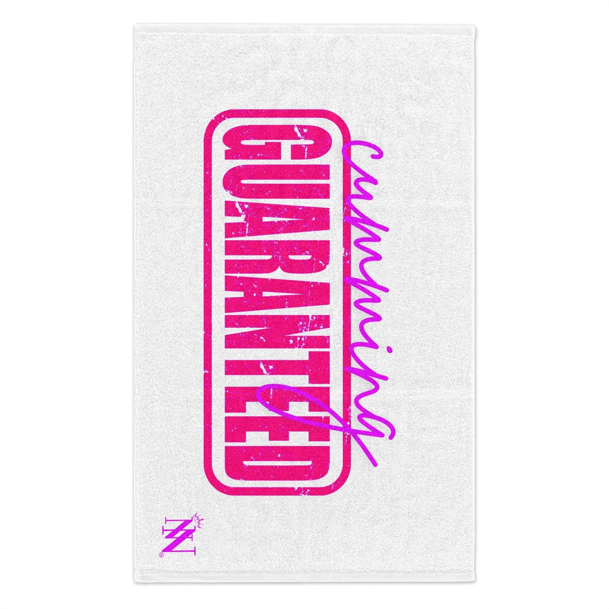 Cumming Guaranteed White | Mix & Match Soft Fun-Flirty Lovers’ Towels