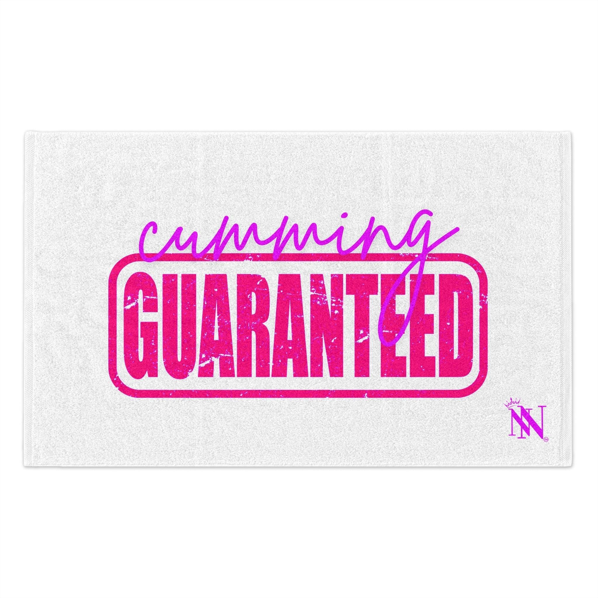 Cumming Guaranteed White | Mix & Match Soft Fun-Flirty Lovers’ Towels