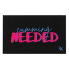 Cumming Needed Black | Mix & Match Soft Sex Towels | Flirty Lovers’ Gifts