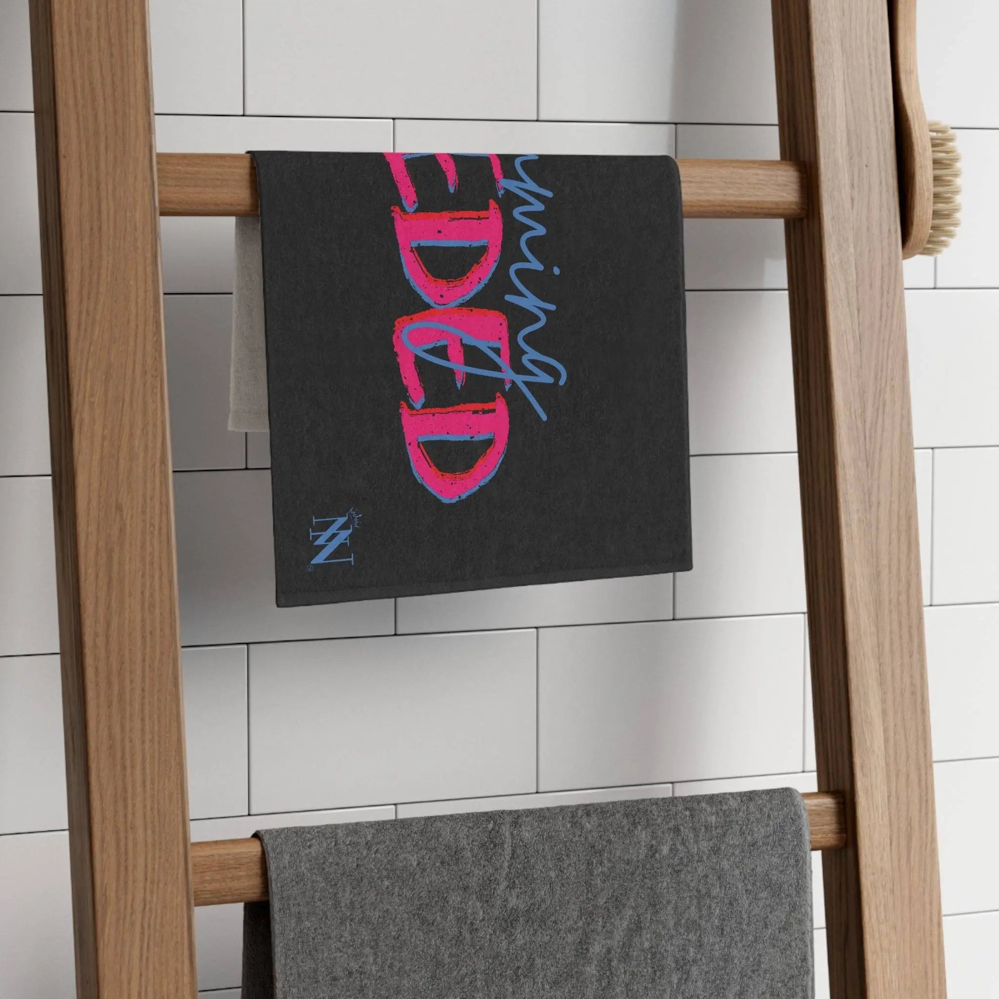 Cumming Needed Black | Mix & Match Soft Sex Towels | Flirty Lovers’ Gifts