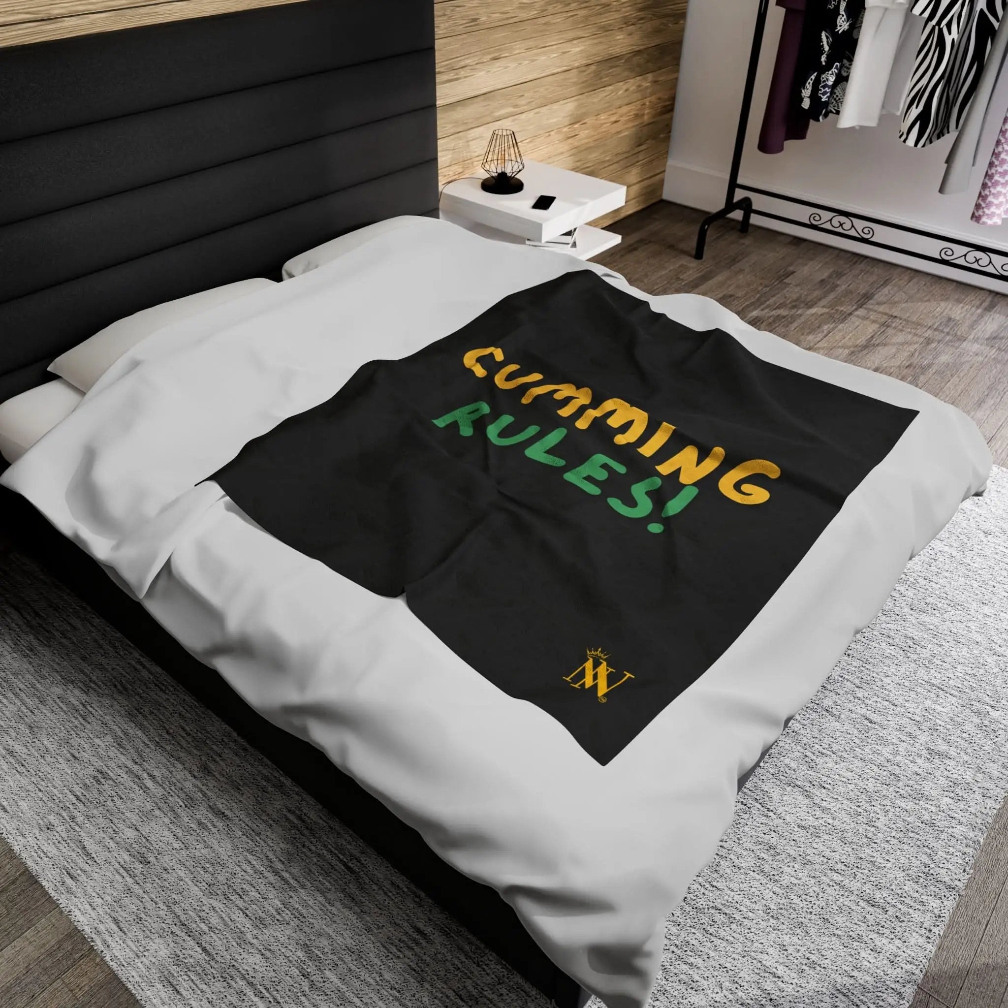 Cumming Rules! | Mix & Match Fun-Flirty Lovers’ Blankets