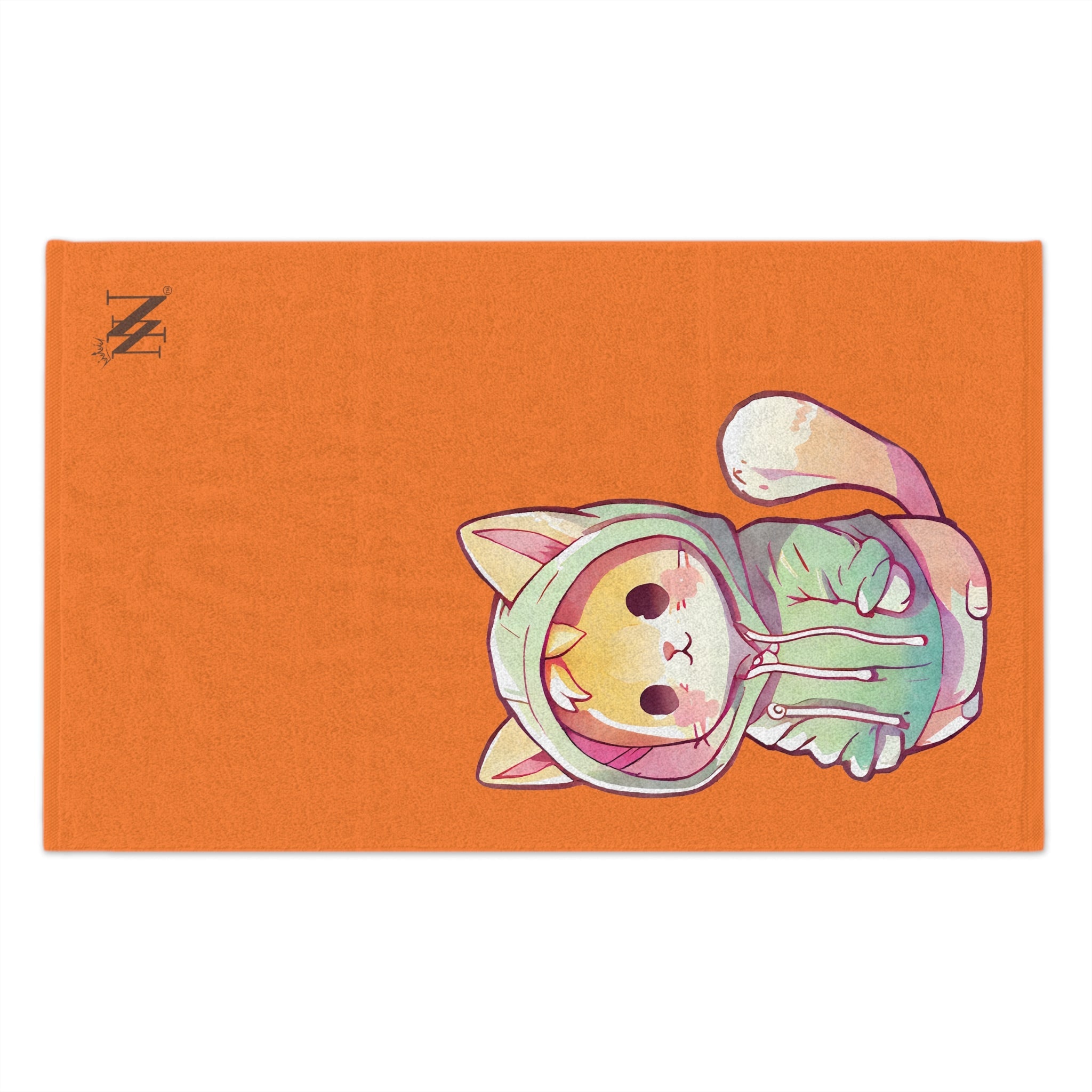 Cute Anime Kitten Crusta | Mix & Match Soft Fun-Flirty Lovers’ Towels