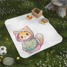 Cute Anime Kitten | Mix Match Fun-Flirty Lovers’ Water-Resistant Blankets