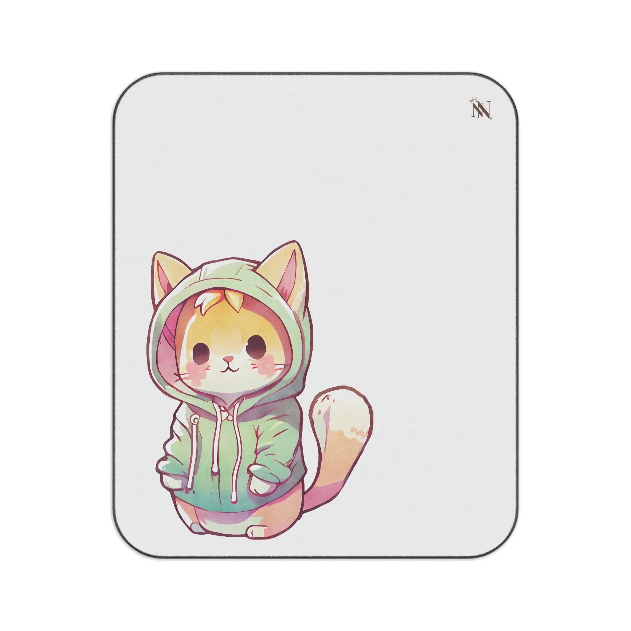Cute Anime Kitten | Mix Match Fun-Flirty Lovers’ Water-Resistant Blankets