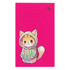 Cute Anime Kitten Pink | Mix & Match Soft Fun-Flirty Lovers’ Towels