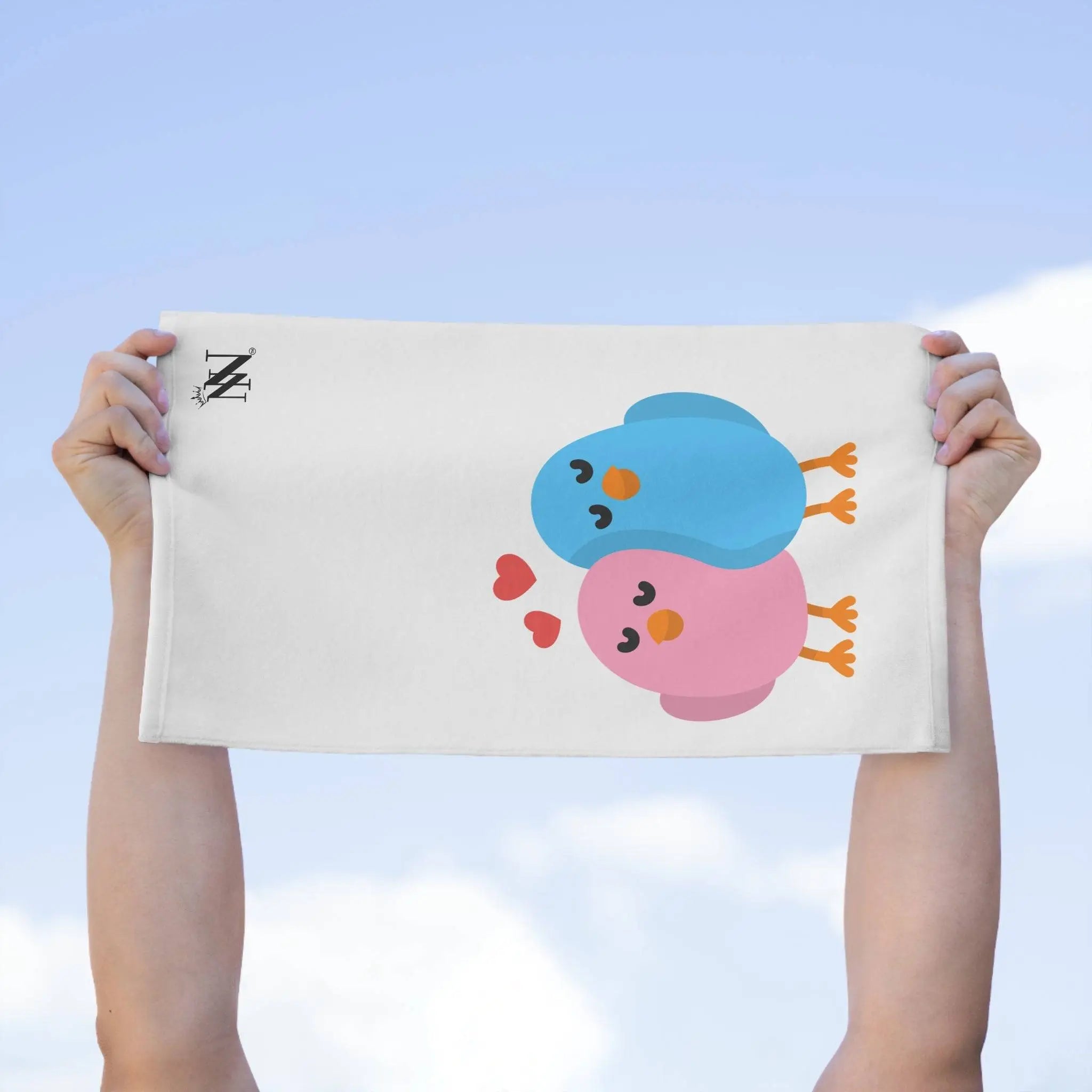 Cute Love Birds | Mix & Match Soft Fun-Flirty Lovers’ Towels