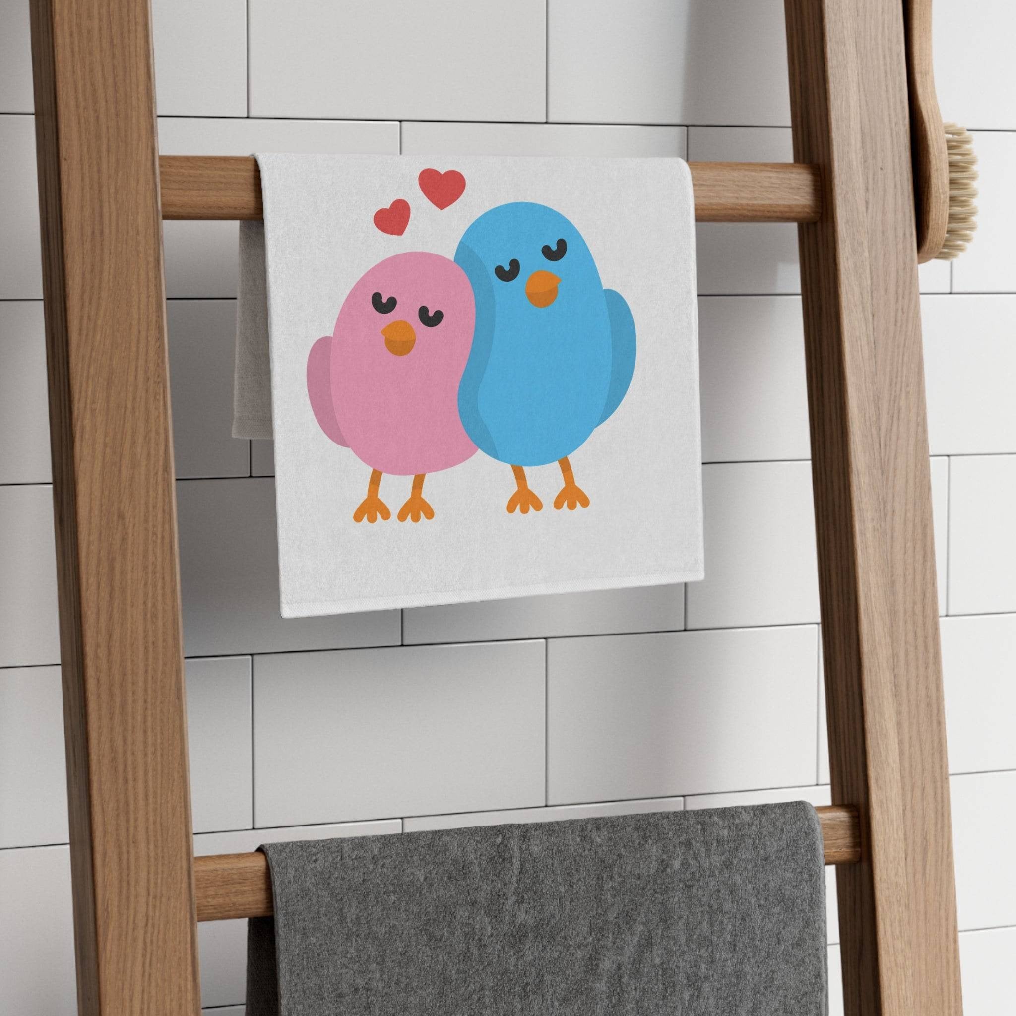 Cute Love Birds | Mix & Match Soft Fun-Flirty Lovers’ Towels
