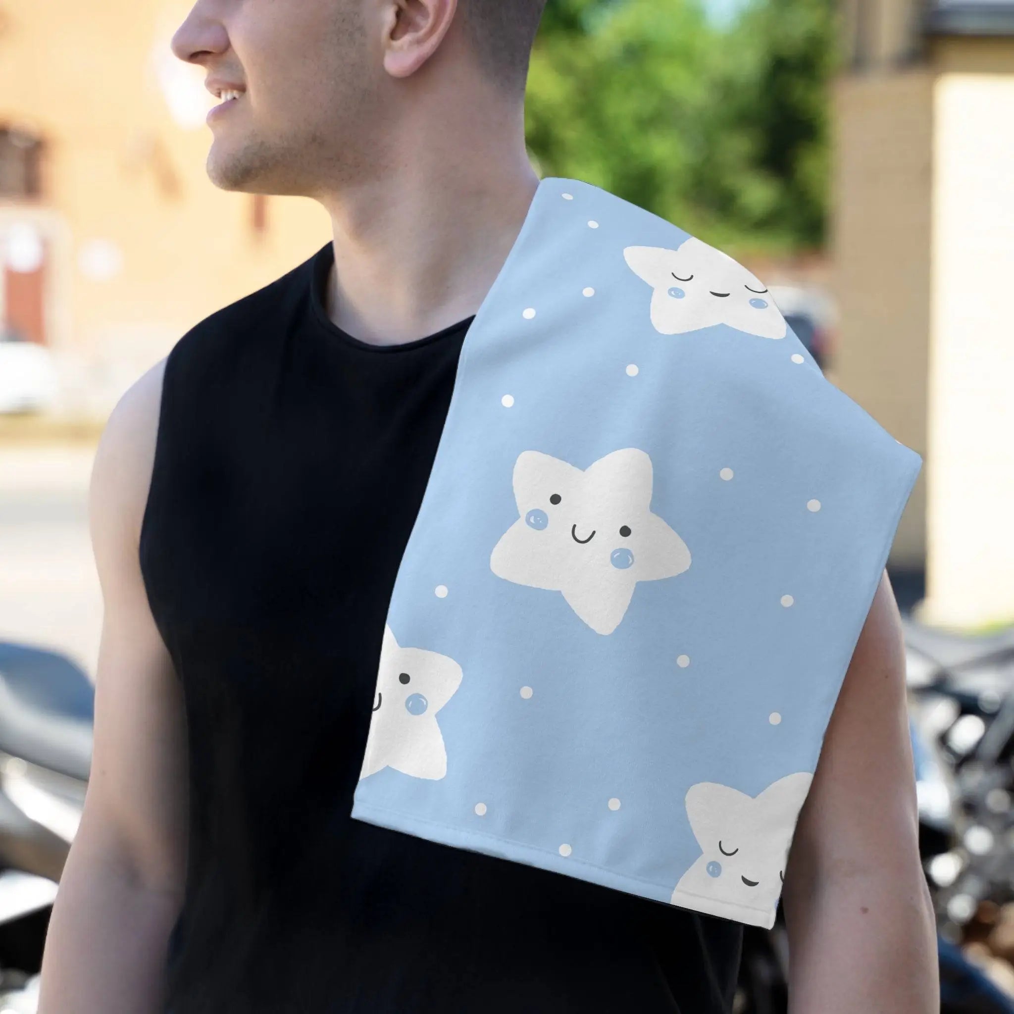 Cute Star Adult Burp Rag | Mix & Match Soft Fun-Flirty Lovers’ Towels