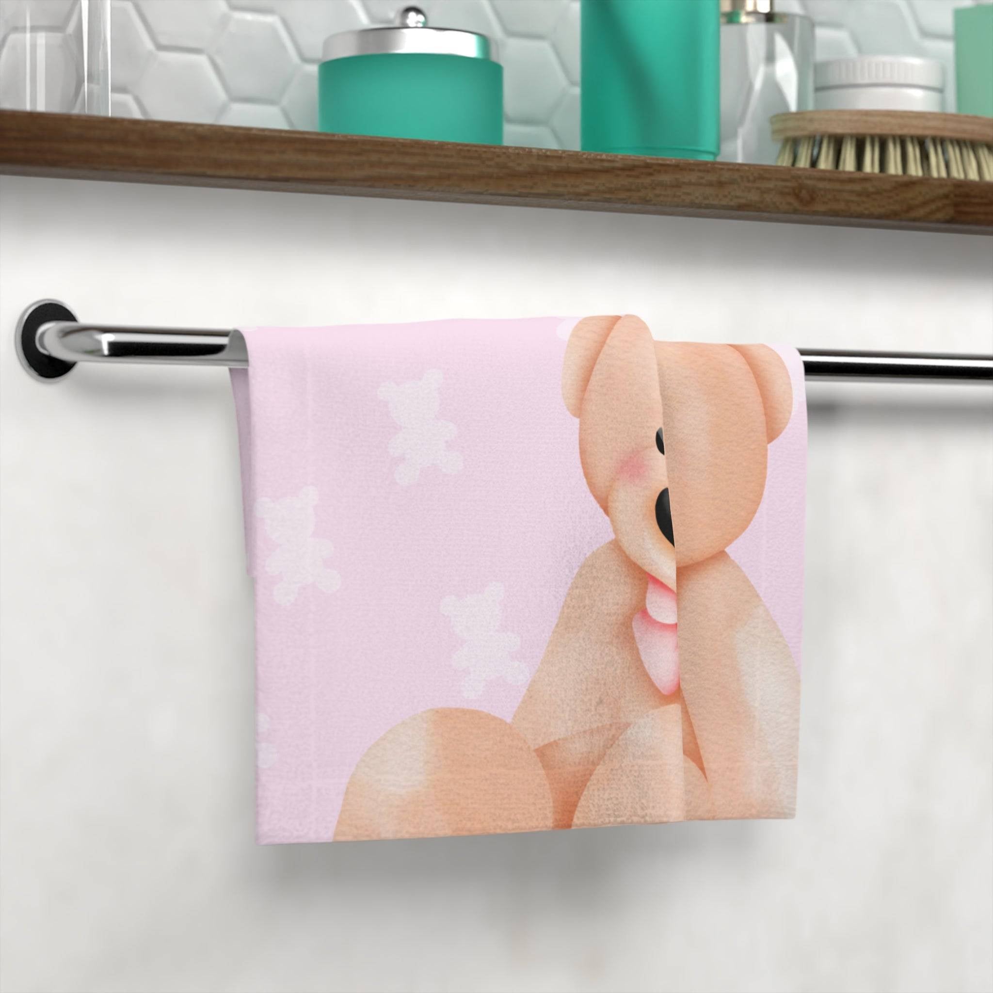 Cute Teddy Bear | Mix & Match Lils’ Fun-Flirty Lovers’ Towels