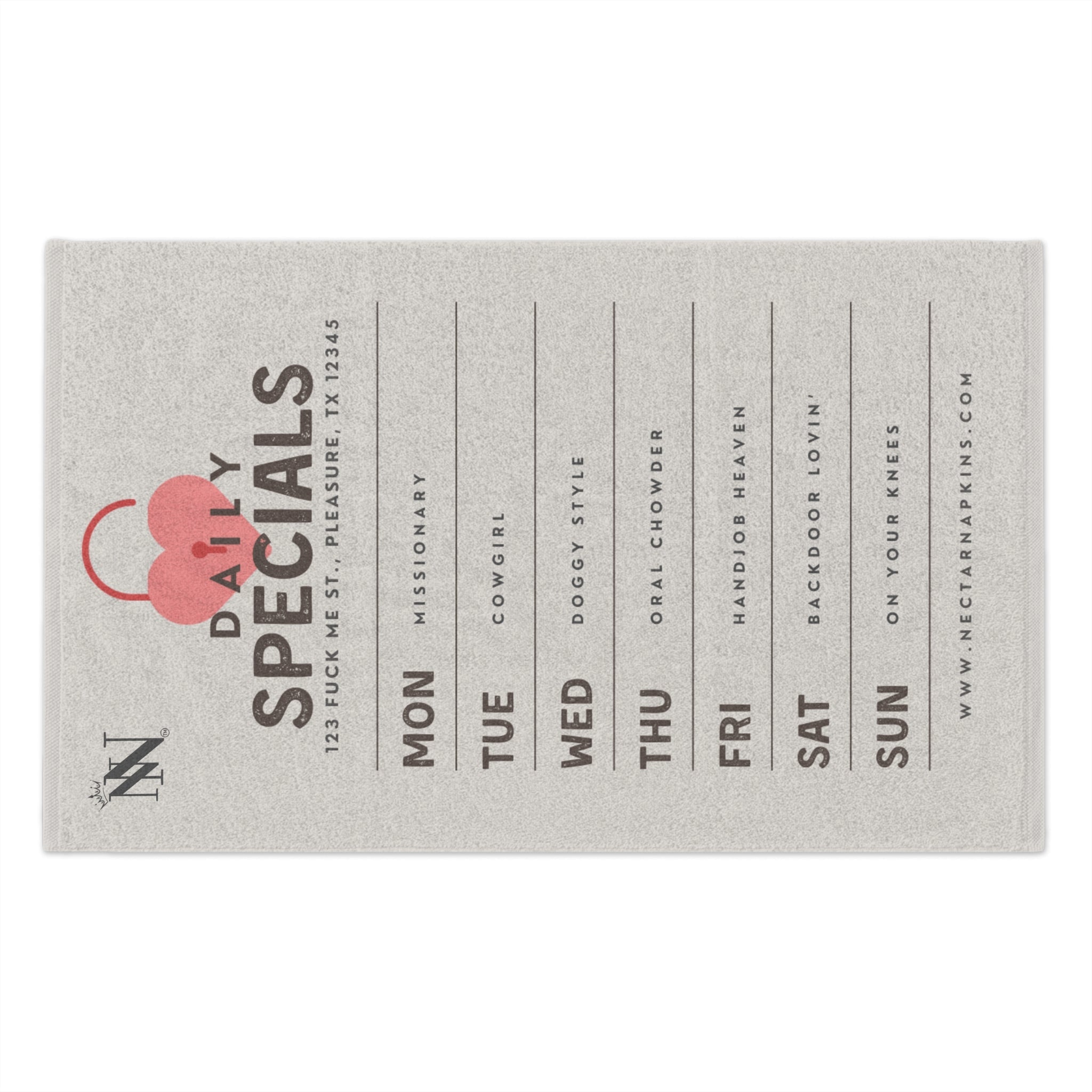 Daily Specials | Mix & Match Soft Fun-Flirty Lovers’ Towels