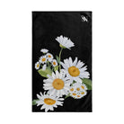 Daisy Bouquet Black | Mix & Match Original Fun-Flirty Lovers’ Towels