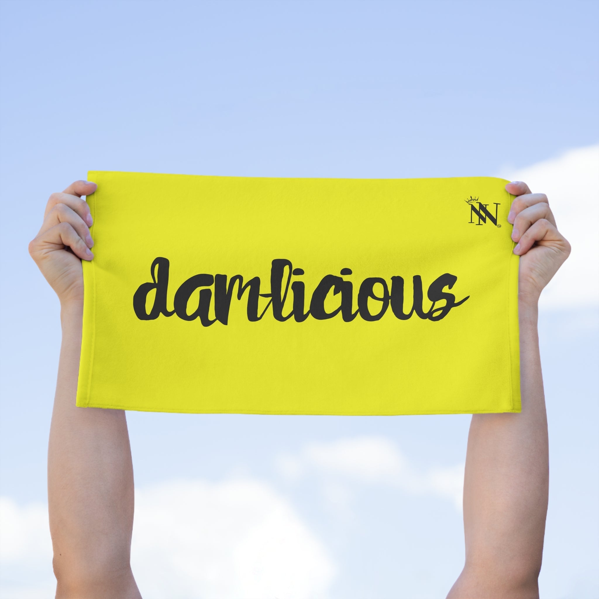 Dam-licious Neon Yellow | Mix & Match Soft Fun-Flirty Lovers’ Towels