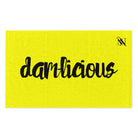 Dam-licious Neon Yellow | Mix & Match Soft Fun-Flirty Lovers’ Towels