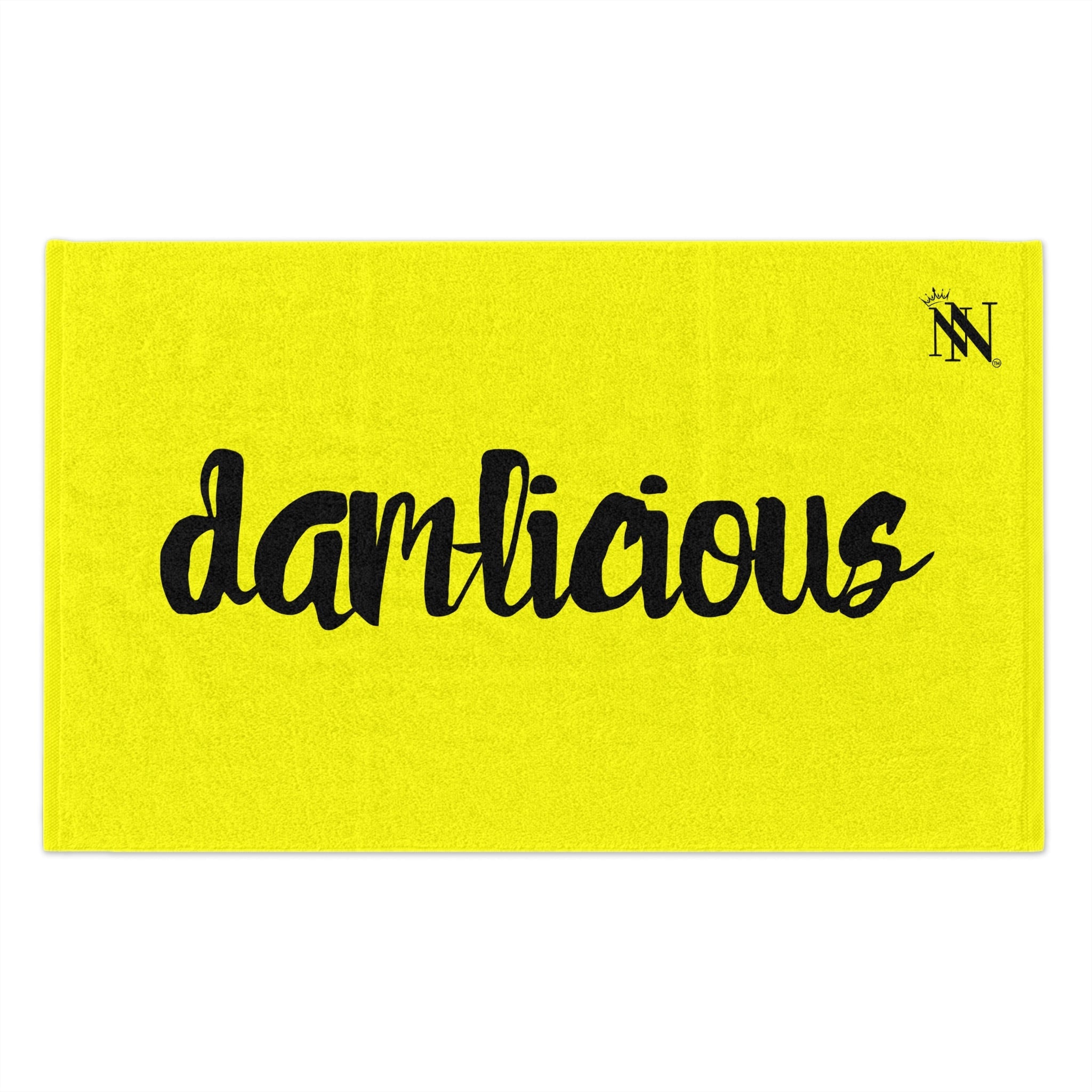 Dam-licious Neon Yellow | Mix & Match Soft Fun-Flirty Lovers’ Towels