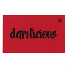 Dam-licious Red | Mix & Match Soft Fun-Flirty Lovers’ Towels