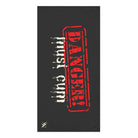 Danger: Must Cum | Mix & Match Naughty XL Fun-Flirty Lovers’ Towels