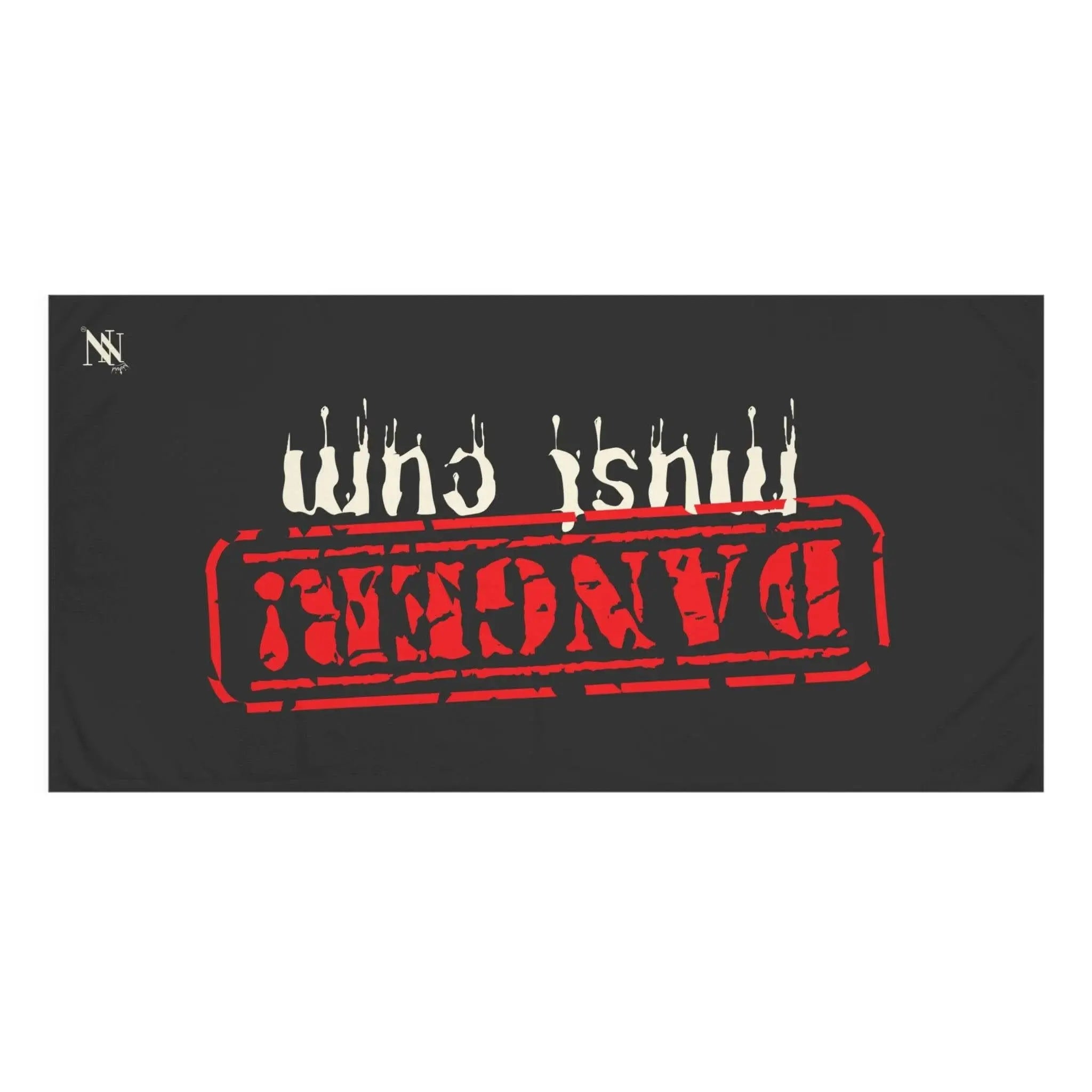 Danger: Must Cum | Mix & Match Naughty XL Fun-Flirty Lovers’ Towels