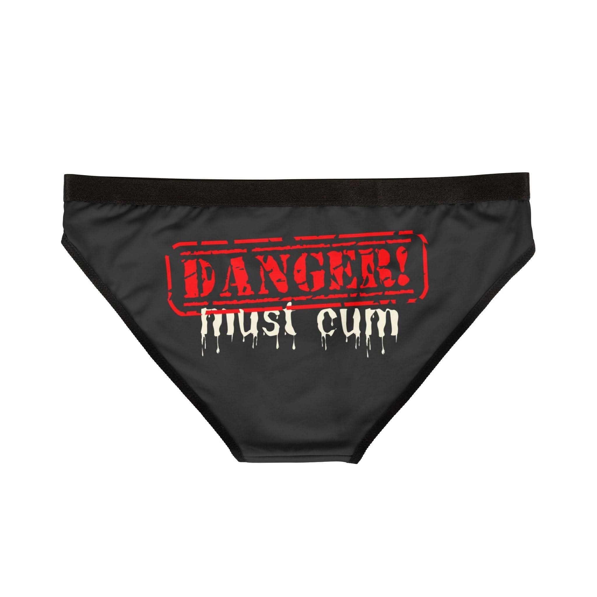 Danger: Must Cum | Mix & Match Women’s Fun-Flirty Lovers’ Panties