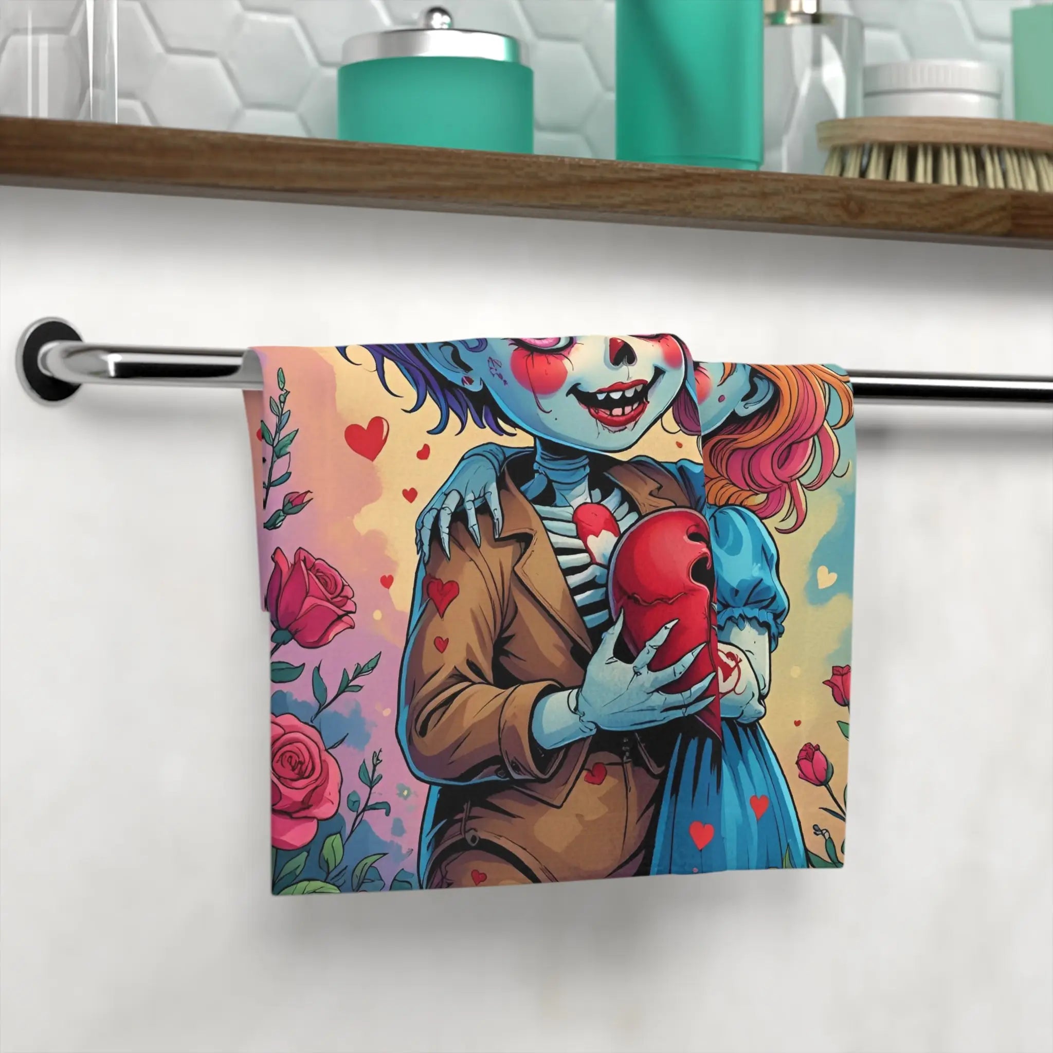 Dead Dolls in Love | Mix & Match Lils’ Fun-Flirty Lovers’ Towels