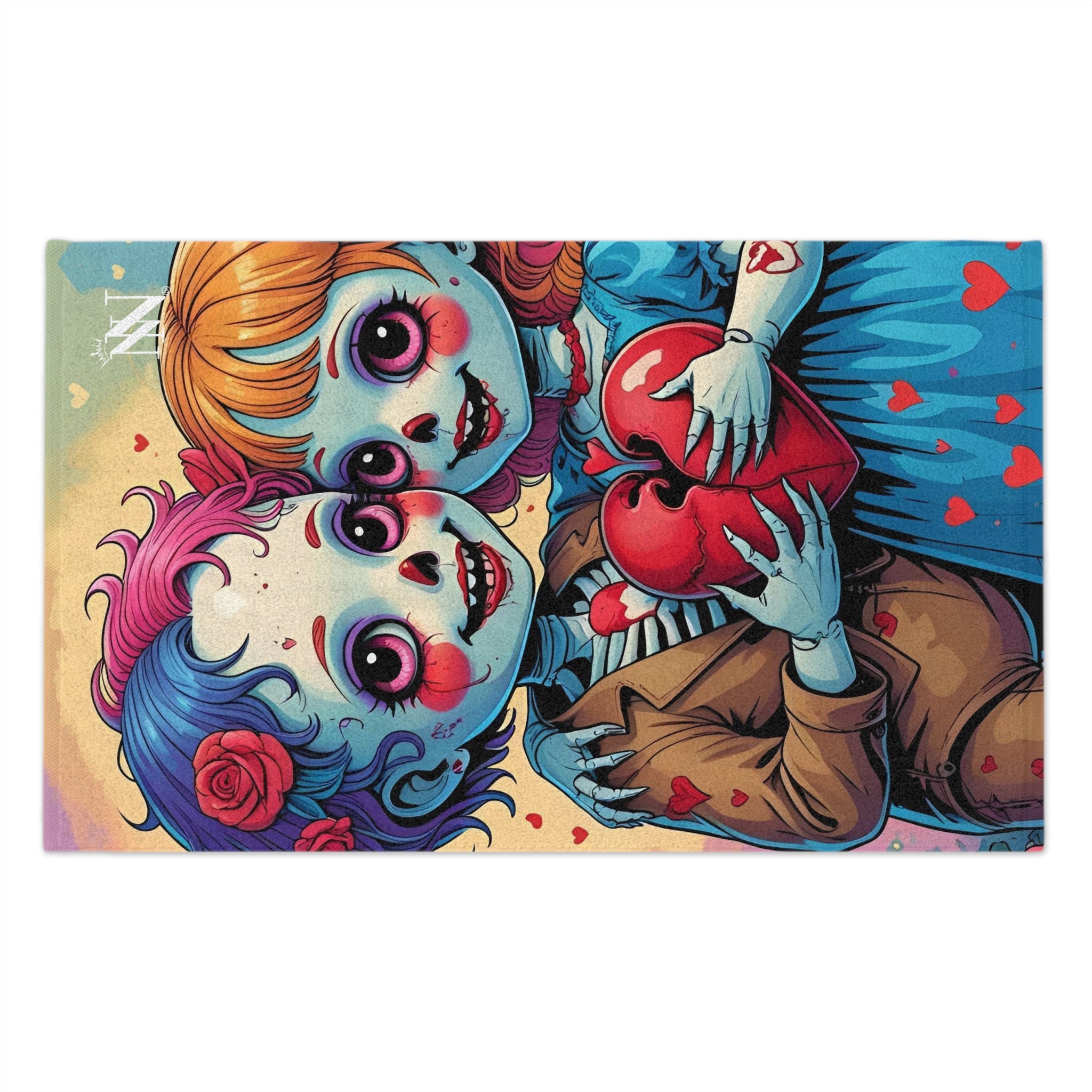 Dead Dolls in Love | Mix & Match Soft Fun-Flirty Lovers’ Towels