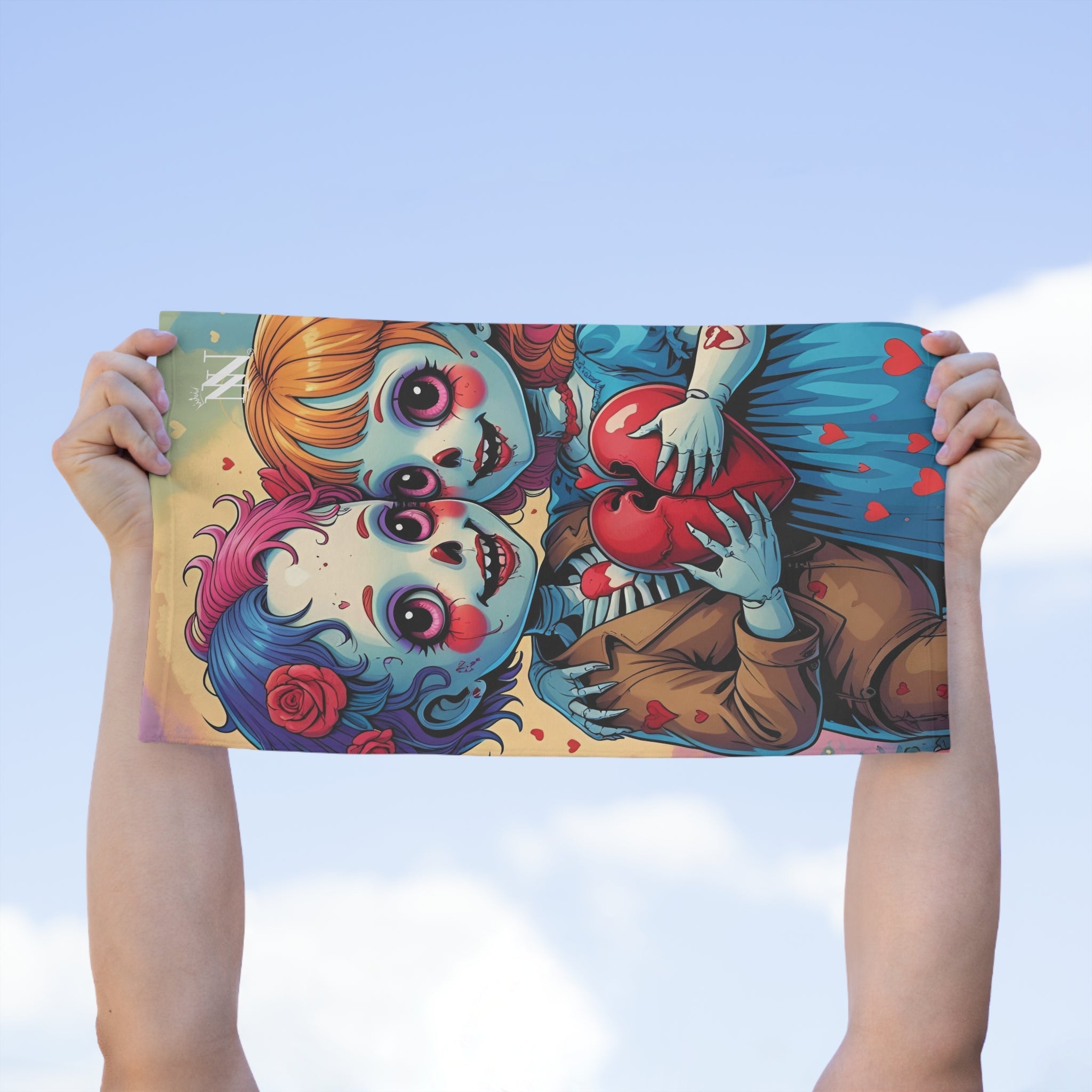 Dead Dolls in Love | Mix & Match Soft Fun-Flirty Lovers’ Towels