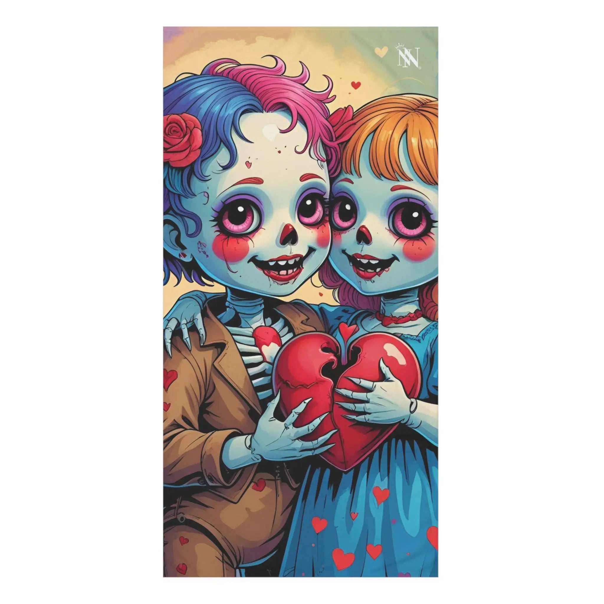 Dead Dolls in Love | Mix & Match XL Fun-Flirty Lovers’ Towels