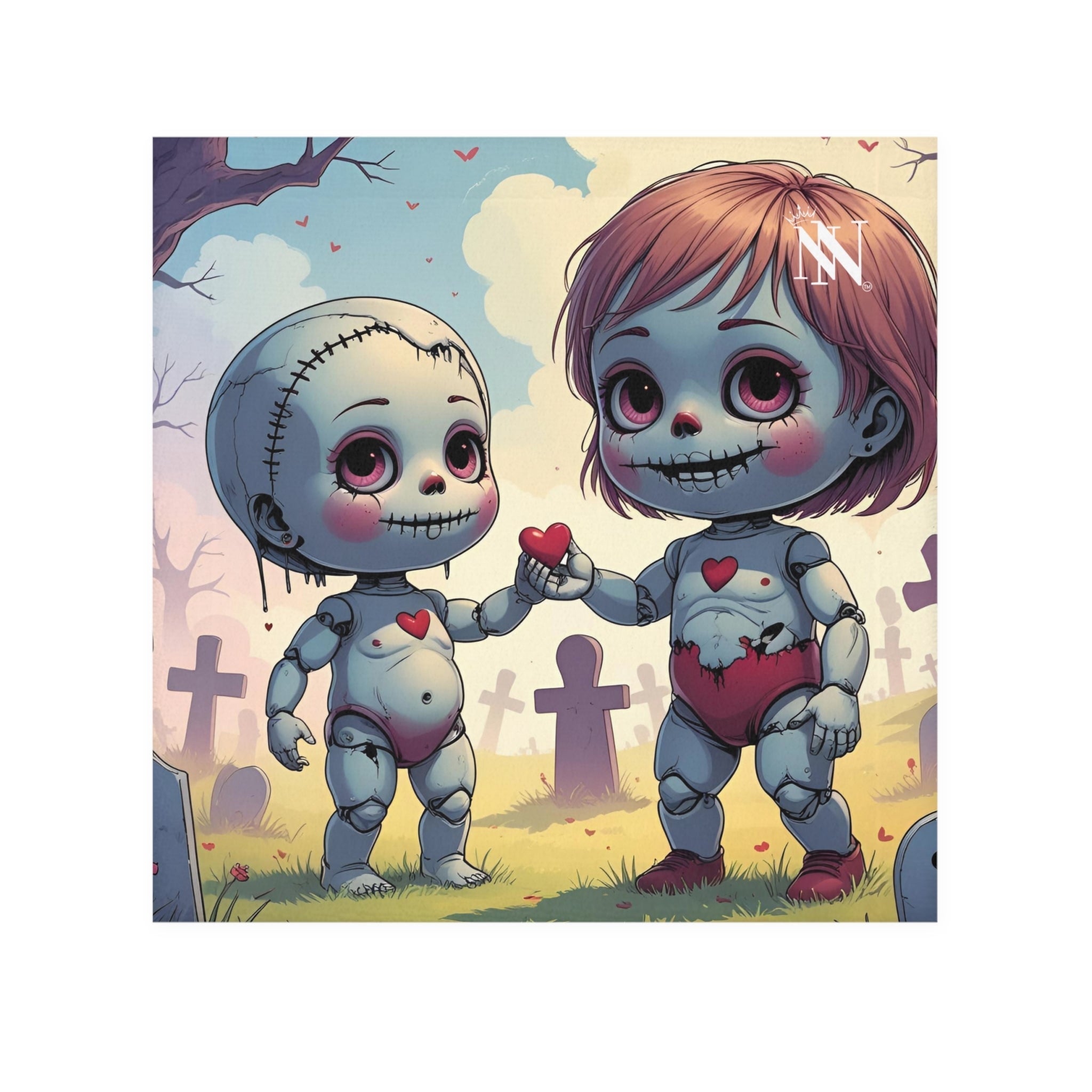 Dead Dolls Love | Mix & Match Lils’ Fun-Flirty Lovers’ Towels