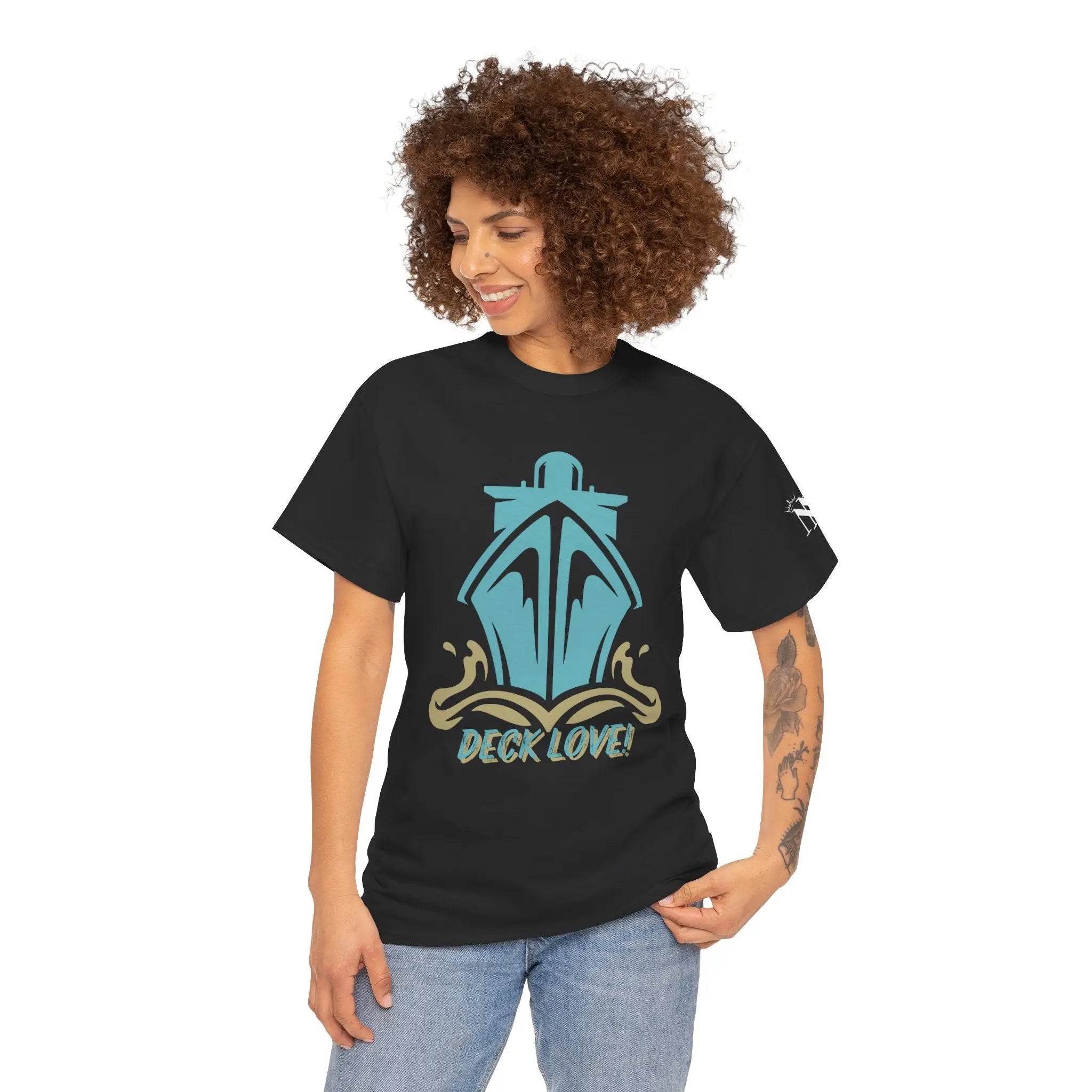 Deck Love Cruise Ship Vacation | Mix & Match 100% Cotton Unisex Fun-Flirty Lovers’ Tees