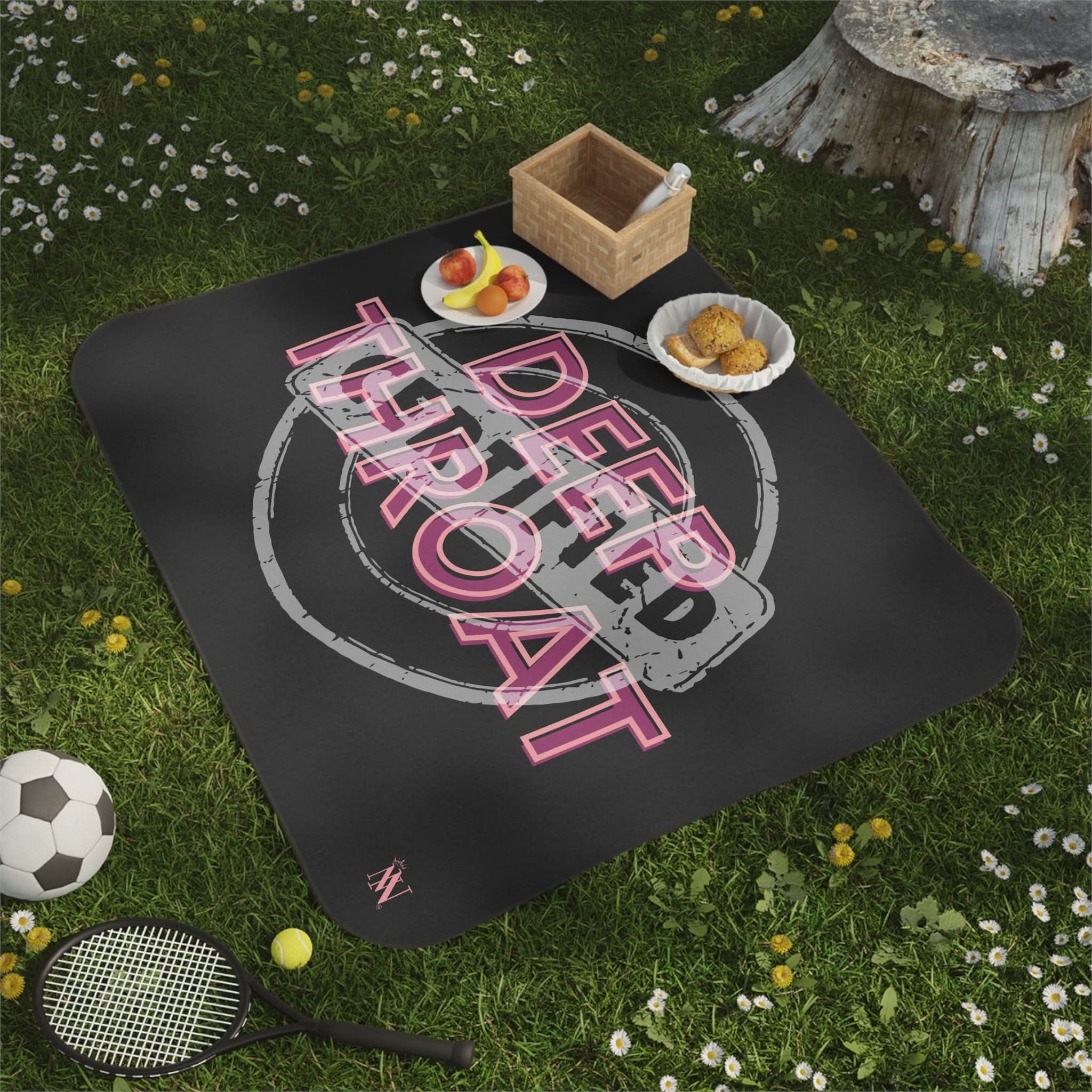 Deep Throat Certified | Mix Match Fun-Flirty Lovers’ Water-Resistant Blankets