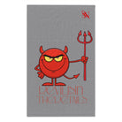 Devil is in The Details Grey | Mix & Match Soft Fun-Flirty Lovers’ Towels