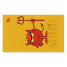 Devil is in The Details Yellow | Mix & Match Soft Fun-Flirty Lovers’ Towels