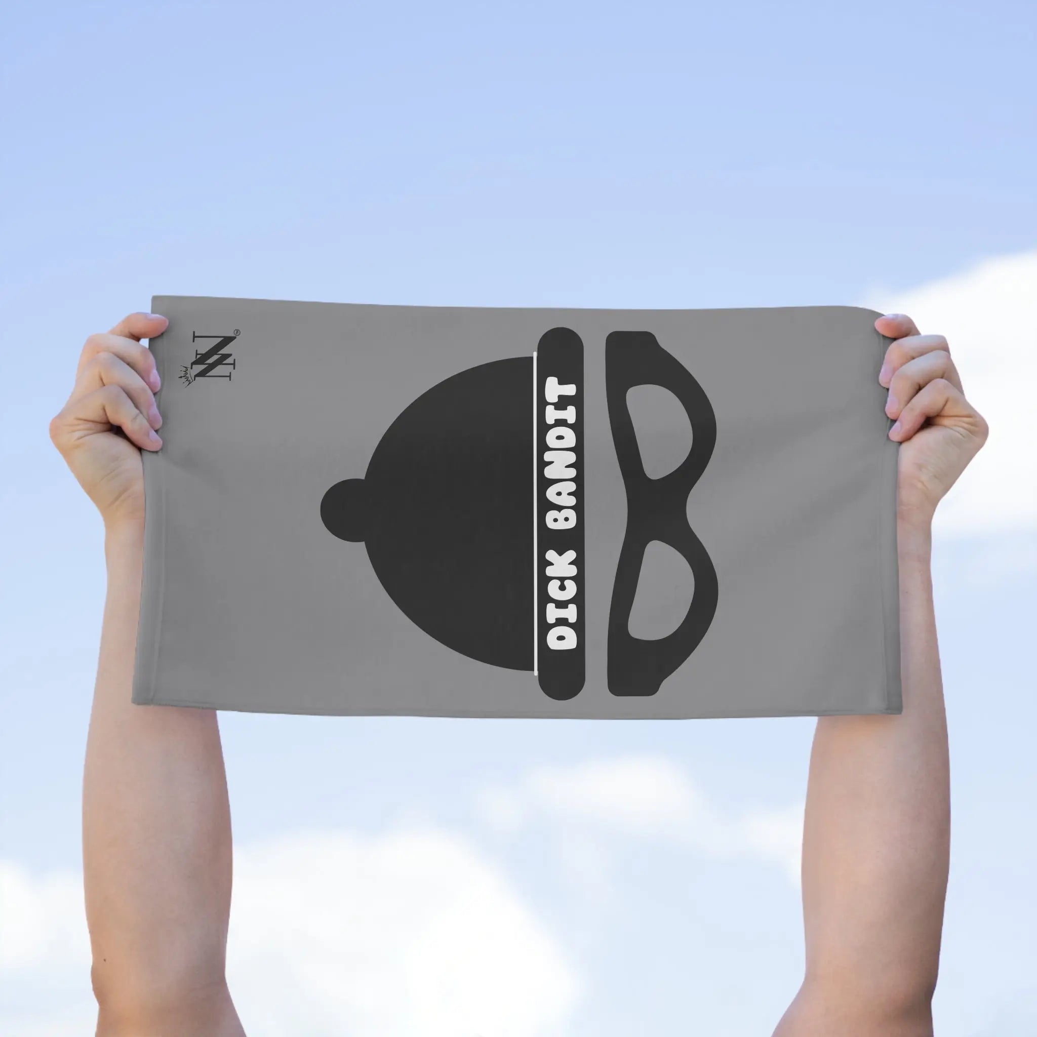 Dick Bandit Grey | Mix & Match Soft Fun-Flirty Lovers’ Towels