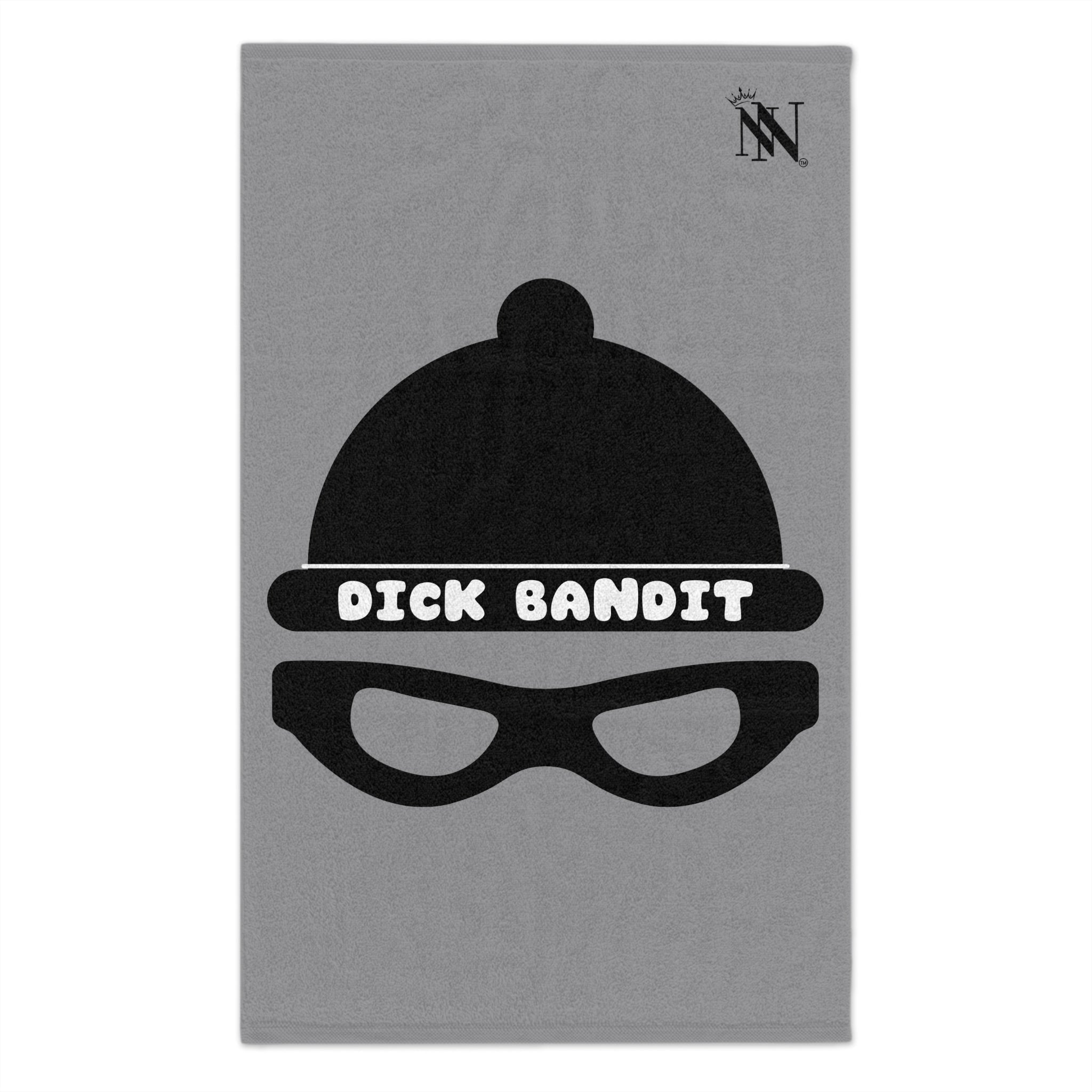 Dick Bandit Grey | Mix & Match Soft Fun-Flirty Lovers’ Towels