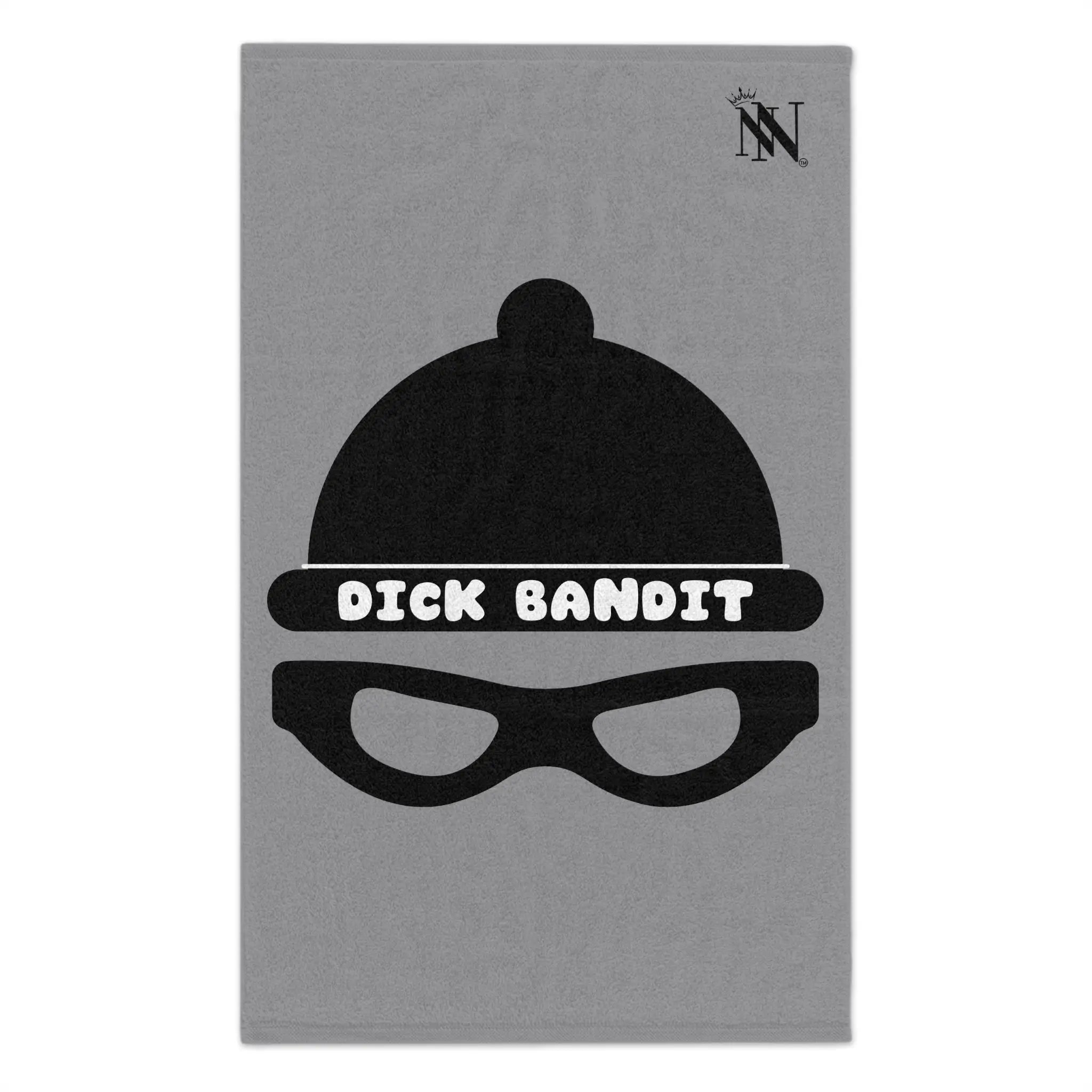 Dick Bandit Grey | Mix & Match Soft Fun-Flirty Lovers’ Towels