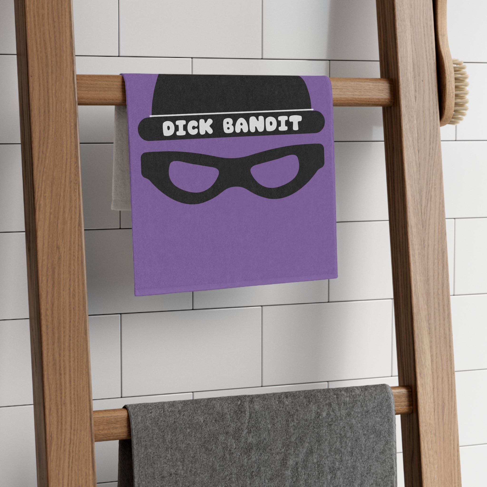 Dick Bandit Lavendar | Mix & Match Soft Fun-Flirty Lovers’ Towels
