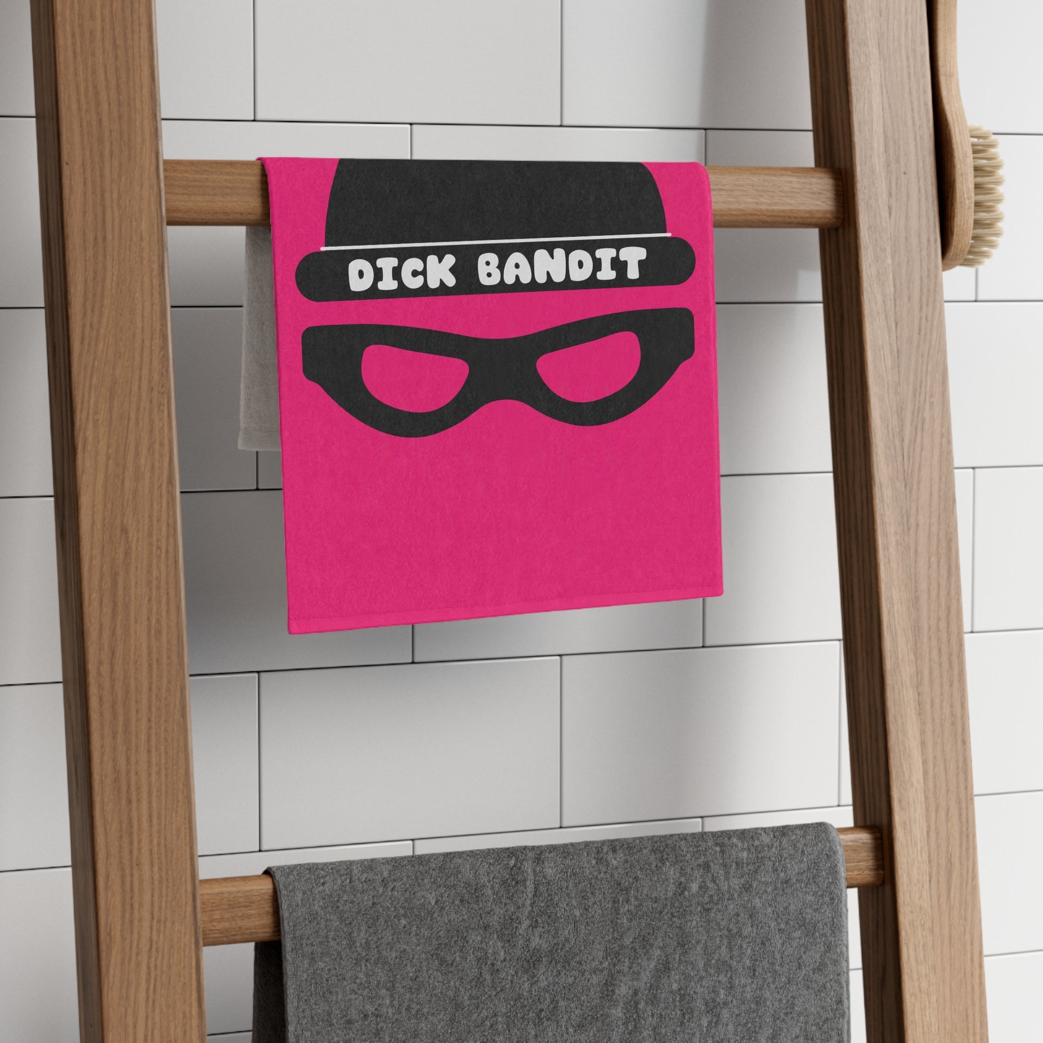 Dick Bandit Pink | Mix & Match Soft Fun-Flirty Lovers’ Towels