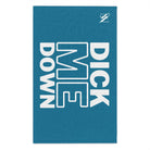Dick Me Down Blue Mix & Match Soft Sex Towels | Flirty Lovers’ Gifts