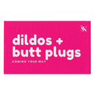Dildo + Butt Plugs Your Way Pink Mix & Match Soft Sex Towels | Flirty Lovers’ Gifts