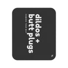 Dildos + Butt Plugs Coming Your Way | Mix Match Fun-Flirty Lovers’ Water-Resistant Blankets