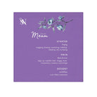 Dinner Menu Lavendar | Mix & Match Lils’ Fun-Flirty Lovers’ Towels