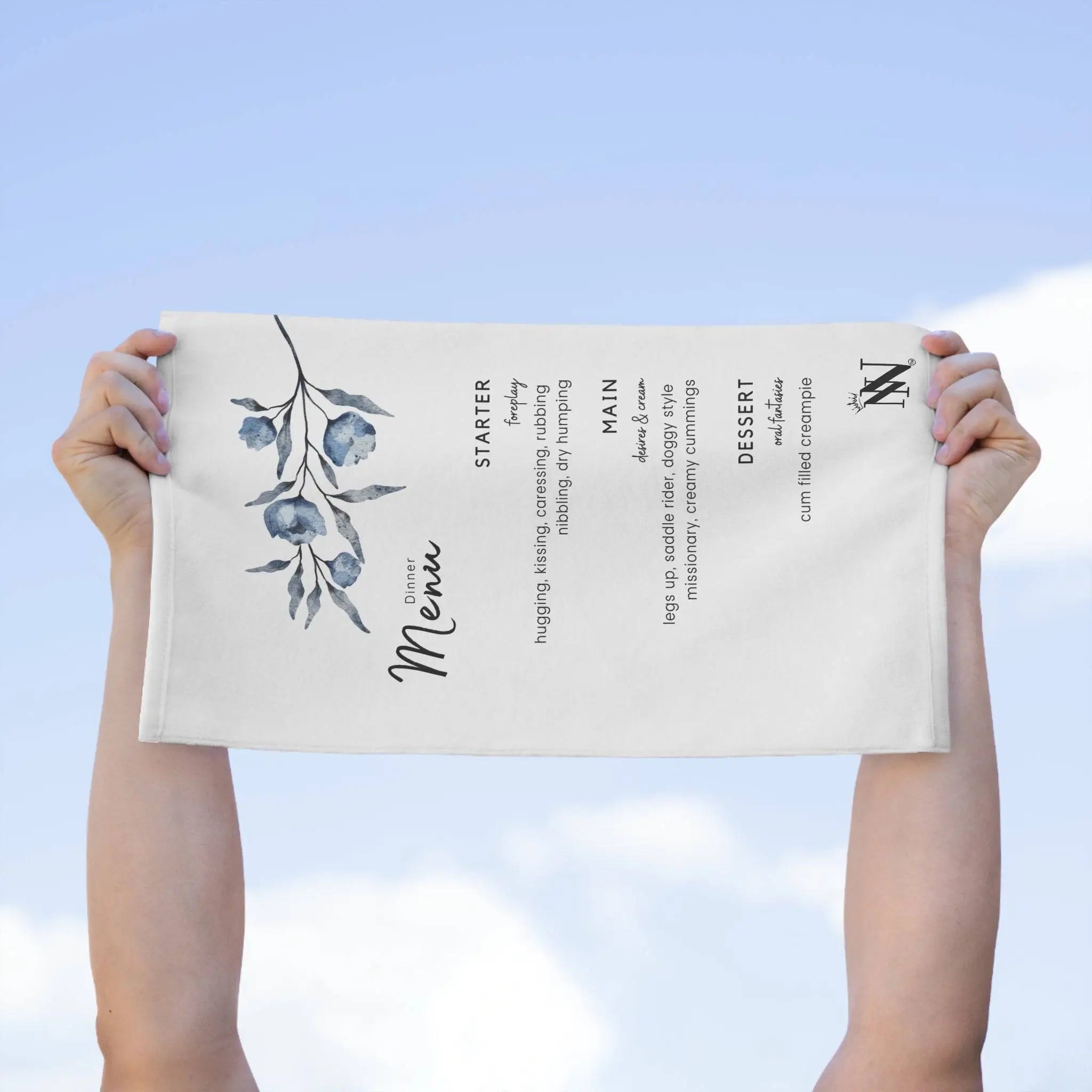 Dinner Menu | Mix & Match Soft Fun-Flirty Lovers’ Towels