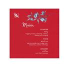 Dinner Menu Red | Mix & Match Lils’ Fun-Flirty Lovers’ Towels