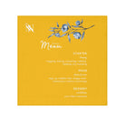 Dinner Menu Yellow | Mix & Match Lils’ Fun-Flirty Lovers’ Towels