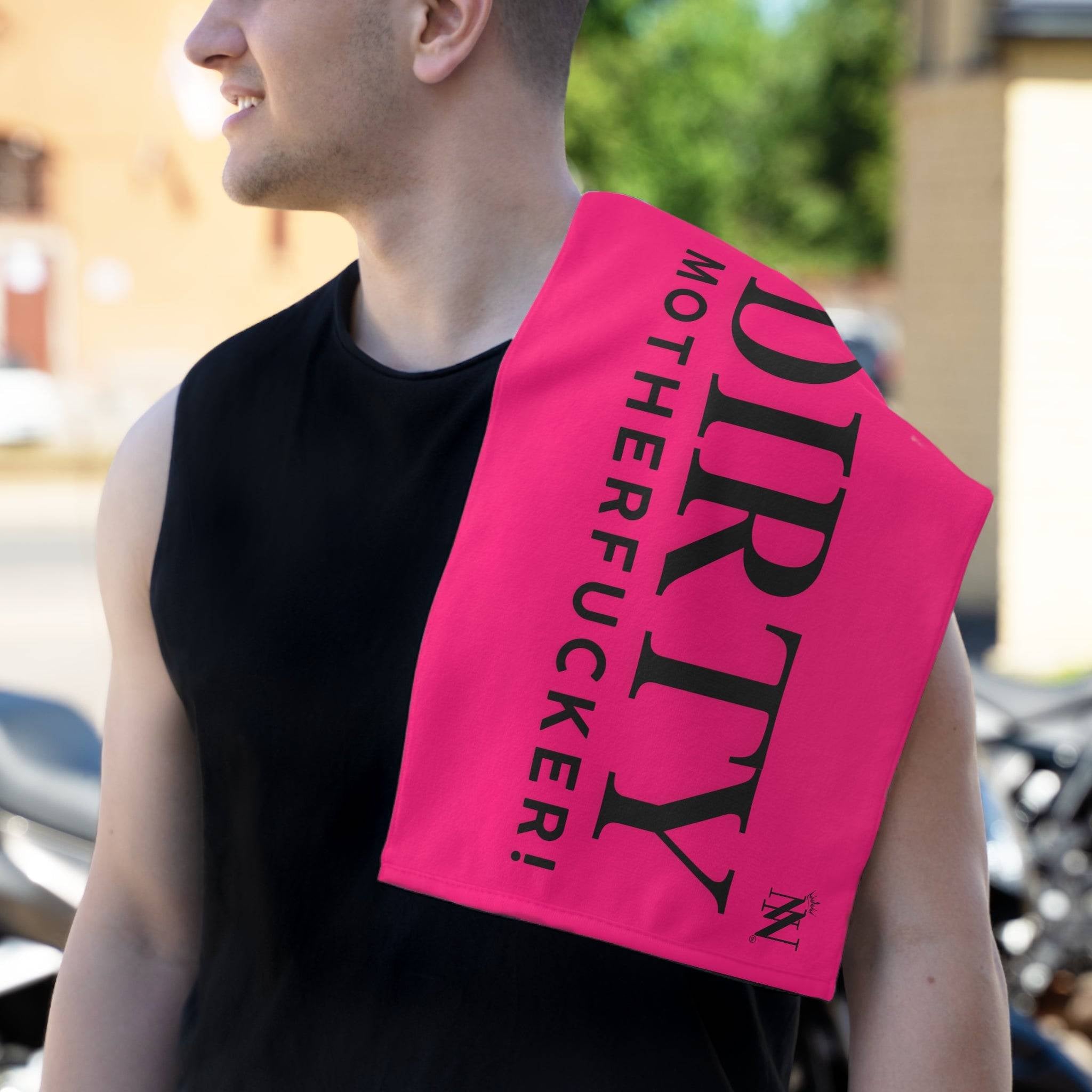 Dirty Motherfucker! Pink Mix & Match Soft Sex Towels | Flirty Lovers’ Gifts