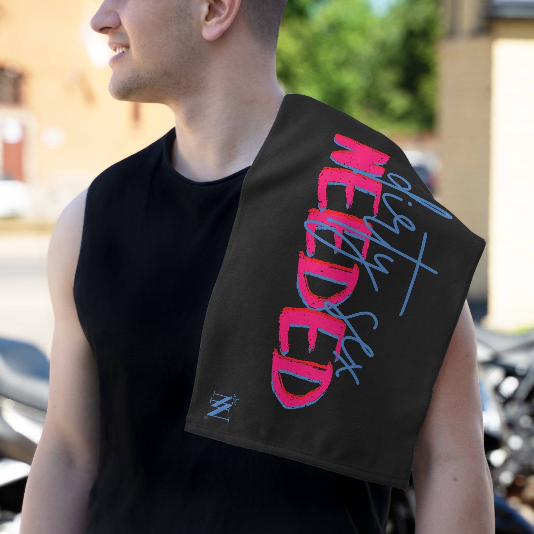 Dirty Sex Needed Black | Mix & Match Soft Sex Towels | Flirty Lovers’ Gifts